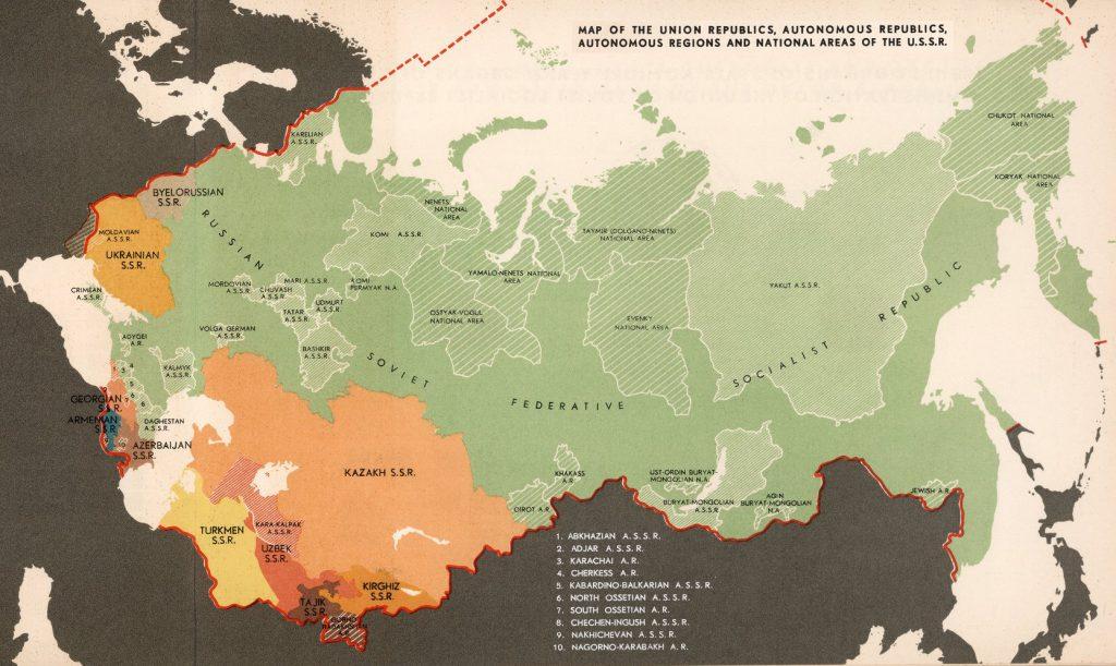 Η πορεία της ΕΣΣΔ μέσα από ιστορικούς χάρτες